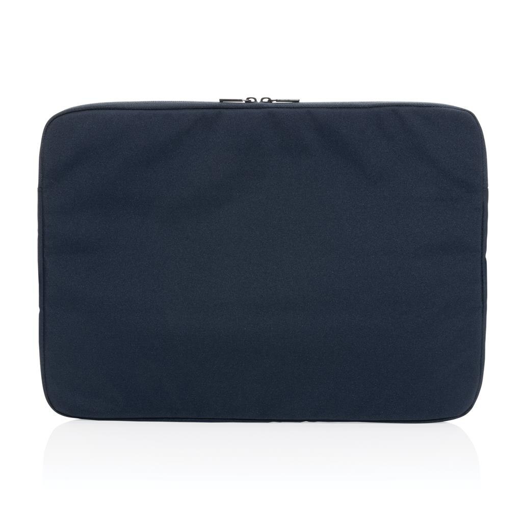 Husa de laptop Zao, Ronic, compatibila laptop Apple MacBook Air, MacBook Pro Touch Bar din poliester reciclat, 14" Inch, 36 x 27 x 2 cm, navy