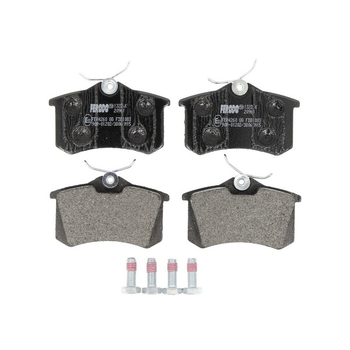 Set placute frana spate pentru Audi, Seat, Skoda, Volkswagen FDB1083