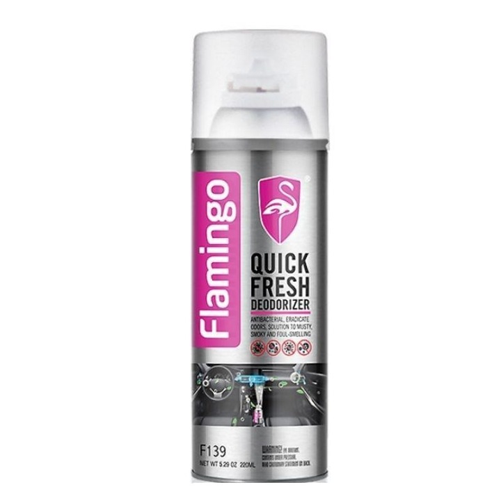 Обезмирисител за климатик/парно, FLAMINGO, F139, Quick Fresh, 220ml