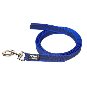 Lesa antiderapanta pentru caini Julius K9, cu maner, 20mmx1 m, max. 50 kg, Albastra Lesa antiderapanta pentru caini Julius K9, cu maner, 20mmx1 m, max. 50 kg, Albastra
