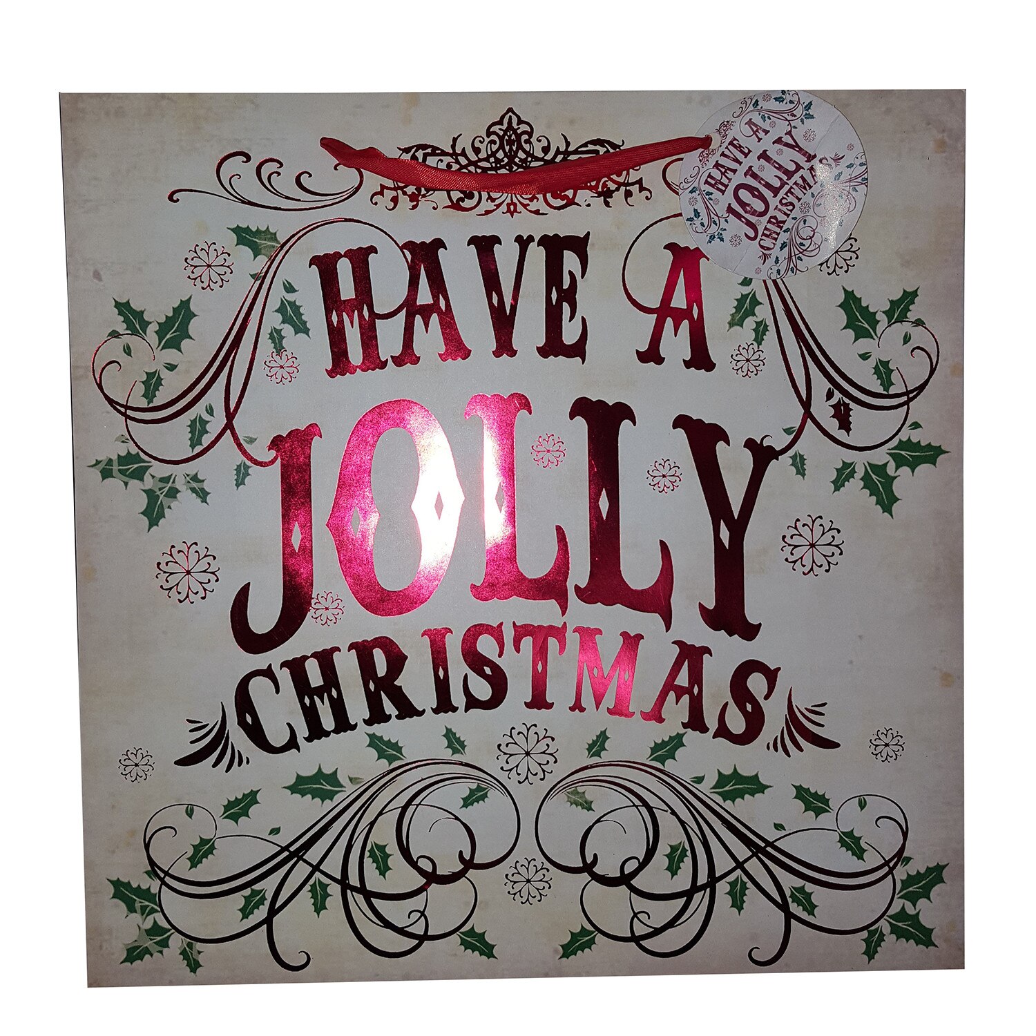 Punga mica pentru cadou - Have a Jolly Xmas