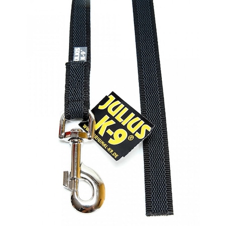Lesa antiderapanta pentru caini Julius K9, cu maner, 20mmx2m, max.50 kg, Neagra