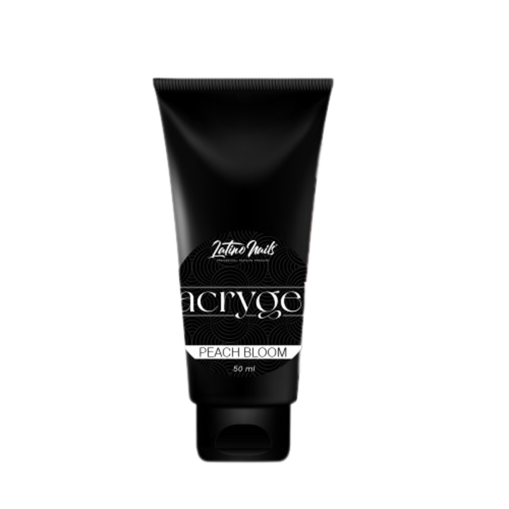 Gel de unghii tub Acrygel Peach Bloom Latino Nails, pentru babayboomer, manichiura slim, constructie sau intretinere, nude, 50 ml