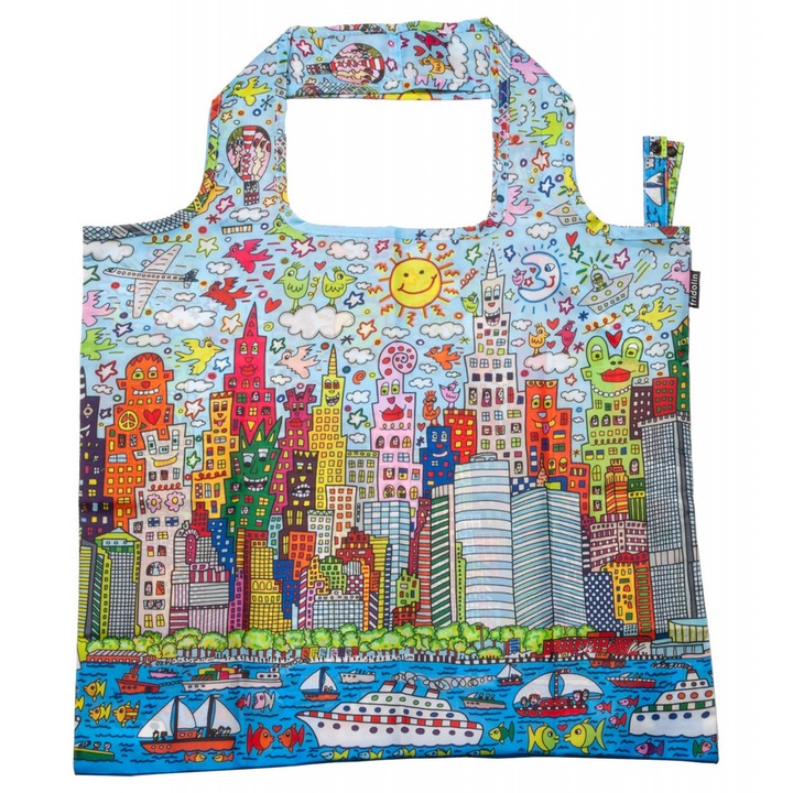 Sacosa textil James Rizzi My New York City, Fridolin