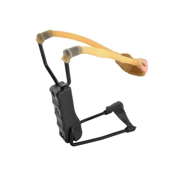 Prastie ISP "Likesmart 1766", suport pentru antebrat, maner ergonomic, corzi din cauciuc elastic, Negru