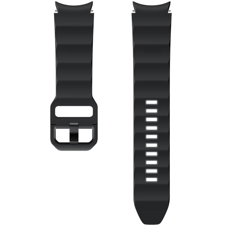Каишка за часовник, Черен, 20 мм, M/L, За Samsung Galaxy Watch5/Watch5 Pro