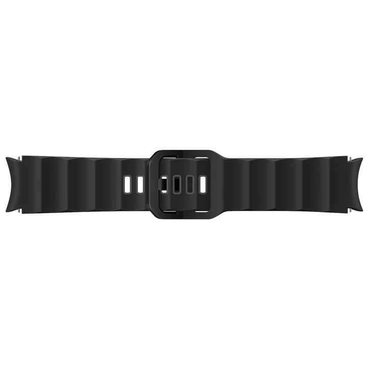 Каишка Samsung Watch Rugged Sport Band, За Samsung за Galaxy Watch5/Watch5 Pro, Черен, 20 мм (S/M)