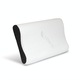 Set 2 perne ergonomice, cu spuma cu memorie Tencel Contour by CEDA HOME, 60X40X12, alb/gri