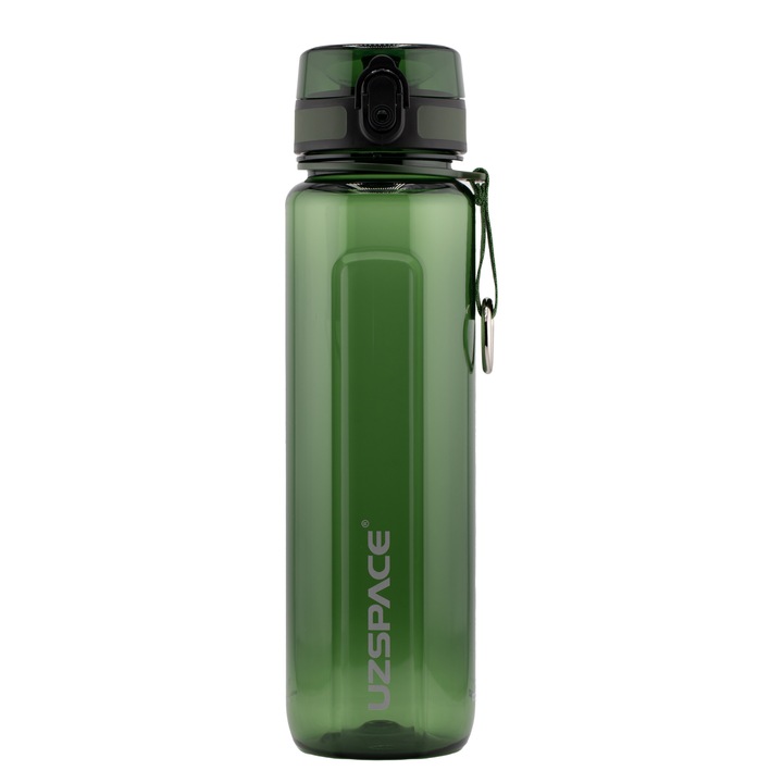 Бутилка за вода, UZSPACE, U-Type Sports, 950 ml, зелена