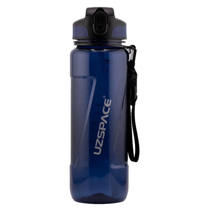 Vizes palack, UZSPACE, Stylish Unique, 1500 ml, Sötétkék