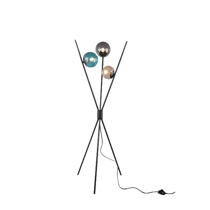 Lampa, Trio, Metal, E14, Negru