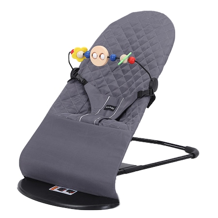 Scaun balansoar pentru bebelusi, Senmase, Ergonomic, Inaltime reglabila, Pliabil, Gri