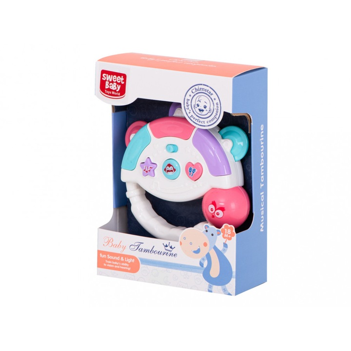 Interaktív babajáték White Tambourine
