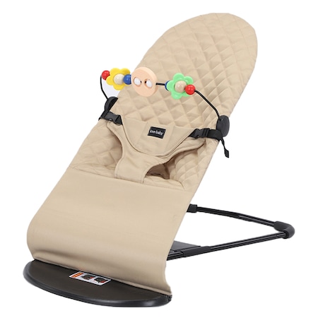 Scaun balansoar pentru bebelusi, Senmase, Ergonomic, Inaltime reglabila, Pliabil, Galben