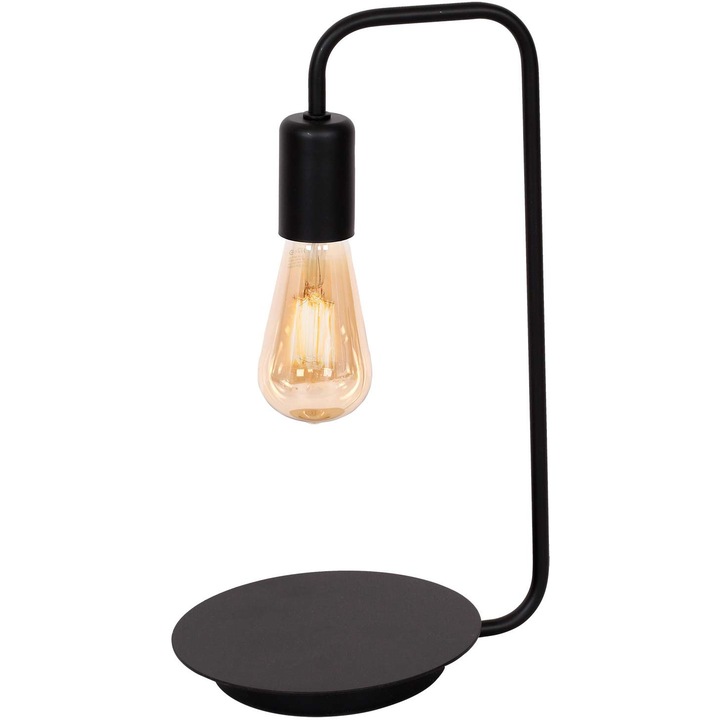 Осветително тяло, Luminex, Преносимо, Бюро, 1 x E27, 60 W, Метал, Черен