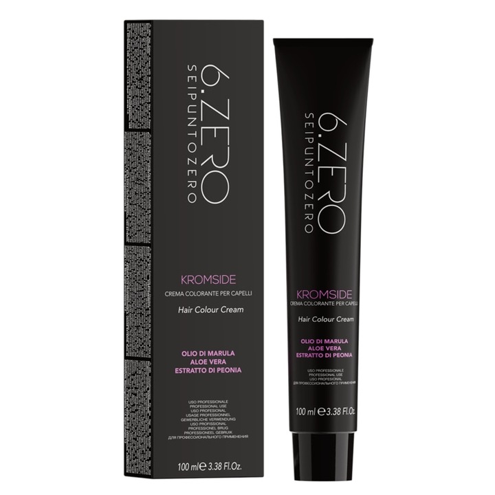 Vopsea permanenta 6.Zero Kromside Blond inchis cenusiu 6.01 100ml