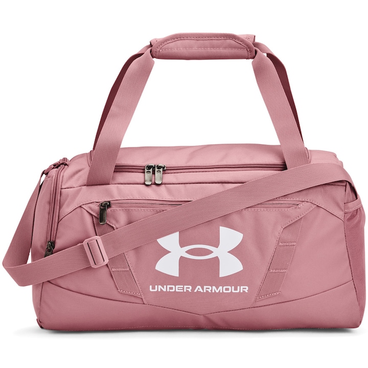 Спортна чанта Under Armour Undeniable 5.0 Duffle XS, Pink elixir/White