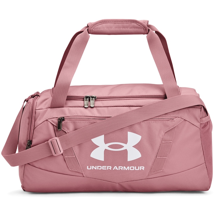 Geanta sport Under Armour Undeniable 5.0 Duffle XS, pink elixir/white