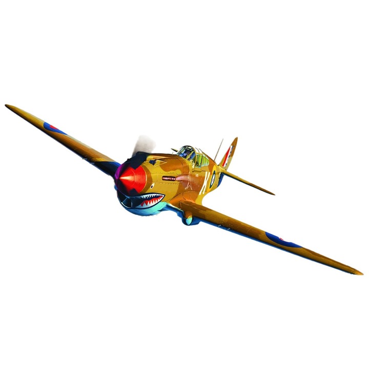 Aeromacheta, PUZZLE, MODELL TOMAHAWK IIB "ACE OF AFRICAN FRONT" :LE, 1:48, Többszínű