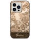 Кейс Guess GUHCP14XHGPLHC за iPhone 14 Pro Max 6.7", охра, твърд, Porcelain Collection