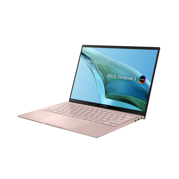 Лаптоп Asus ZenBook S UM5302LA-LX064W 13.3" Touch WQXGA, AMD Ryzen 7 7840U, 16GB, 1TB SSD, AMD Radeon 780M, Windows 11 Home, унгарска клавиатура, бежов