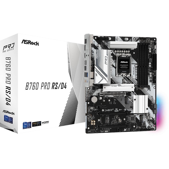 ASRock B760 PRO RS/D4, 203801, Alaplap