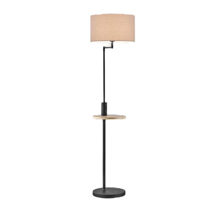 Lampa, Trio, Metal, E27, Negru
