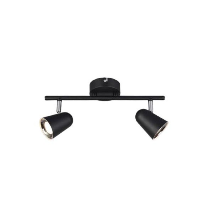 Полилей, RL, пластмаса, LED, черен