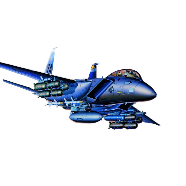 Aeromacheta, Пъзел, Модел, F-15E, 1:72, Син
