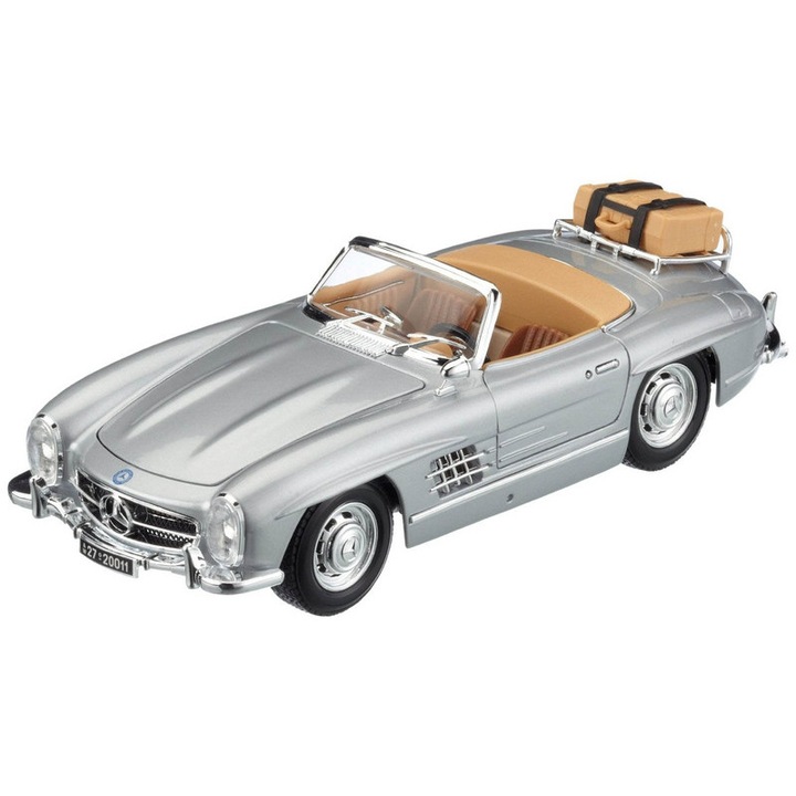 Játékkocsi, Bburago, Mercedes-Benz 300 SL Touring, fém, méretei 30x17.5x12cm