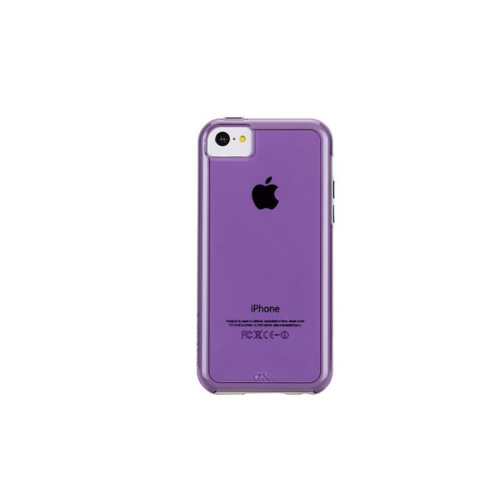 Apple iPhone 5C hátlap - Case-Mate Tough Naked - purple/white
