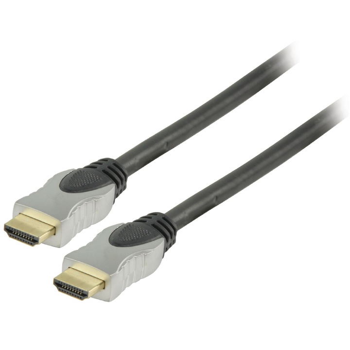 Cablu HDMI tata - HDMI tata High Speed cu Ethernet 3m, HQ