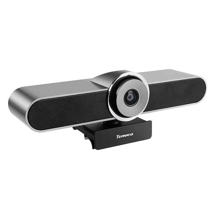Tenveo Digitális Webkamera Kameratartóval, TEVO-VA200PRO FHD1080 stereo szürke-fekete