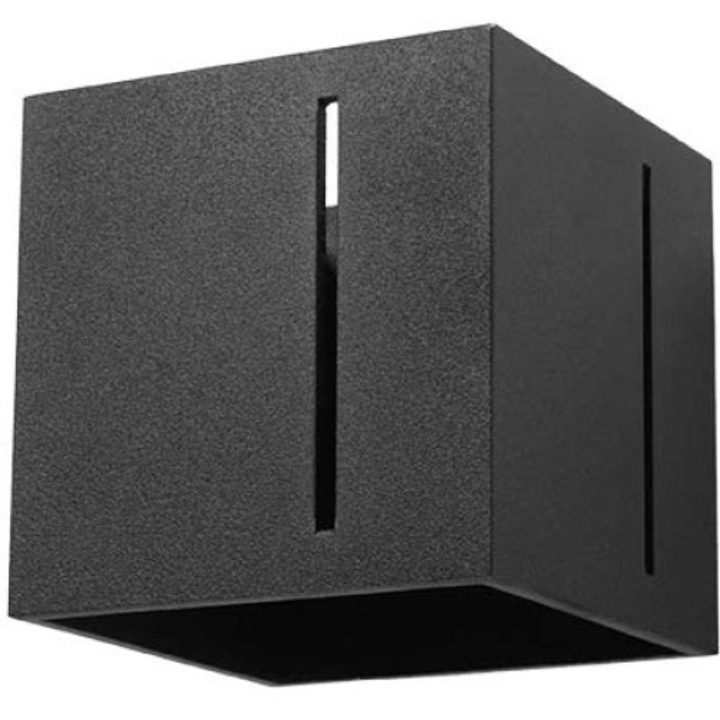Aplica, Sollux, Aluminiu, 40 W, Negru