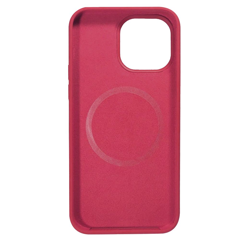 Husa de protectie Lemontti Liquid Silicon MagCharge pentru iPhone 14, Roze