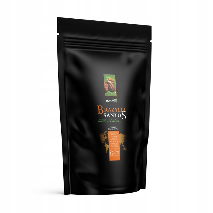 Cafea boabe Brazilia Santos, Tommy Cafe, Boabe 17/18, 250 g