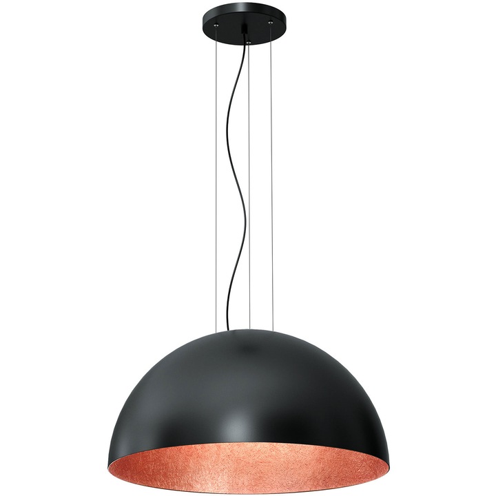 Пендел, Luminex, Метал, Цокъл E27, Черен