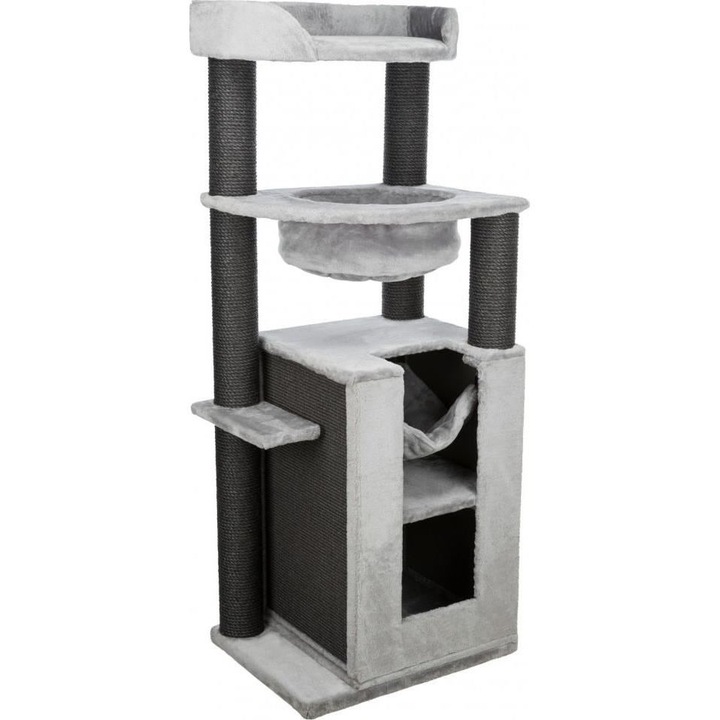 Turn pentu pisici Trixie Leandro XXL, pentru zgariat, 163 cm, gri