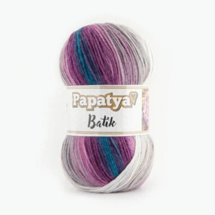Fir Papatya Batik, 100 gr, 360 m, 554-31, Multicolor