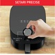Friteuza cu aer cald Tefal Easy Fry Essential EY130815, 1400W, capacitate 3.5L, 5 programe, ajustare temperatura, negru