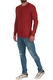 Мъжки пуловер Regular Fit, плетено деколте Jack&Jones-Jorflow, червен, L