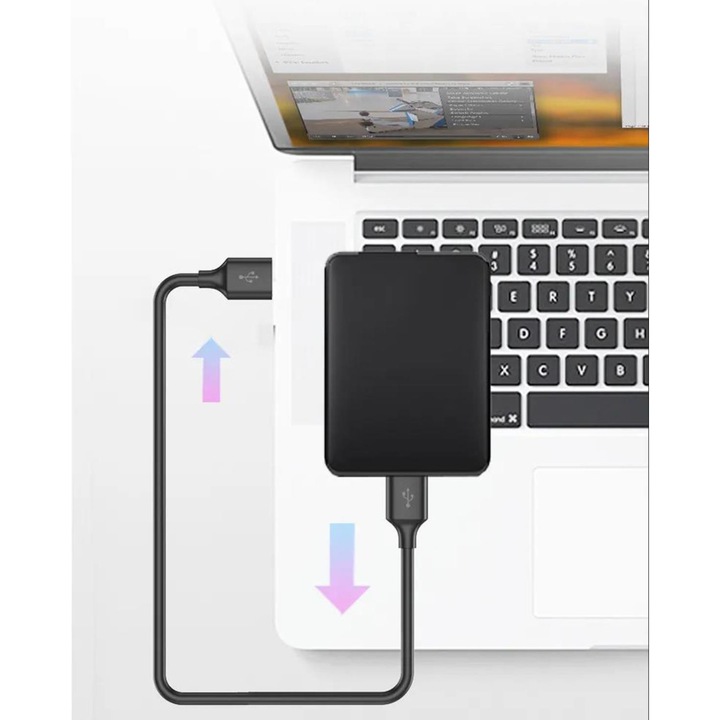 USB 3.0 кабел, FAC, 3 м, черен