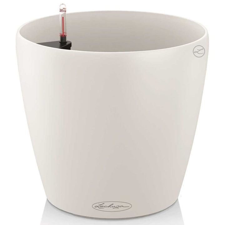 Jardiniera Classico Color 28 ALL-IN-ONE LECHUZA, alb extralucios 2.1 kg 421430