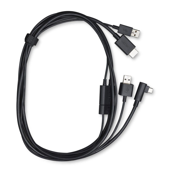 Wacom X-Shape kábel, Wacom One 13 táblagéphez, fekete