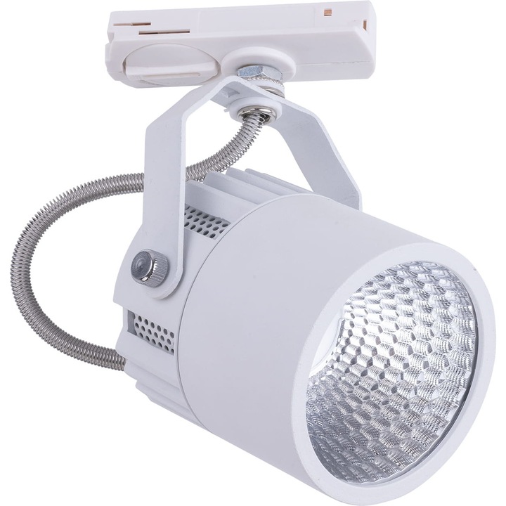 Спот лампа, TK-Lighting, Пластмаса/Метал, LED, Бяло