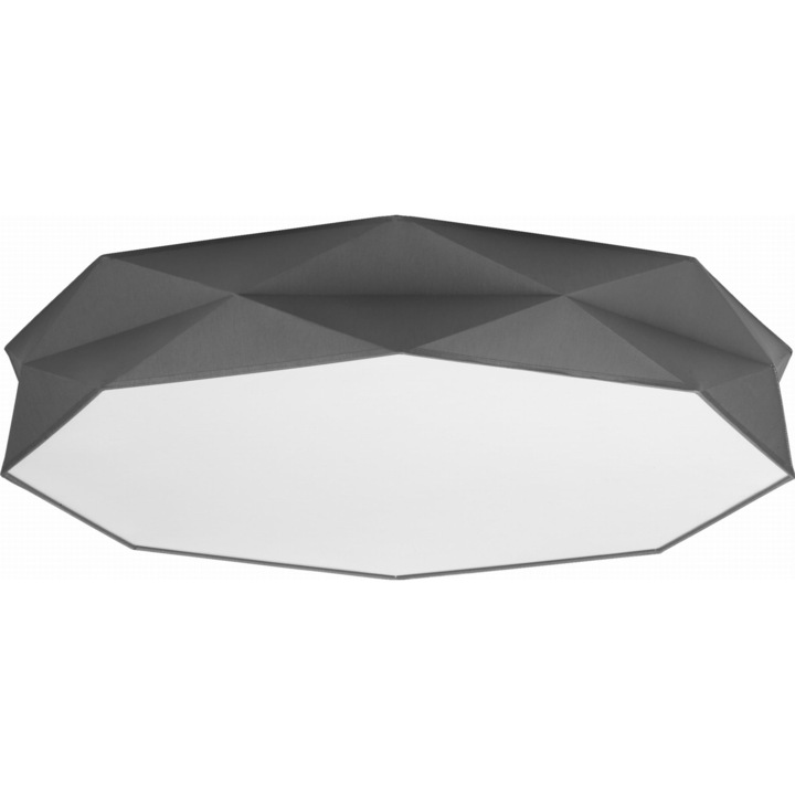 Плафон, TK-Lighting, Метал, E27, Сив