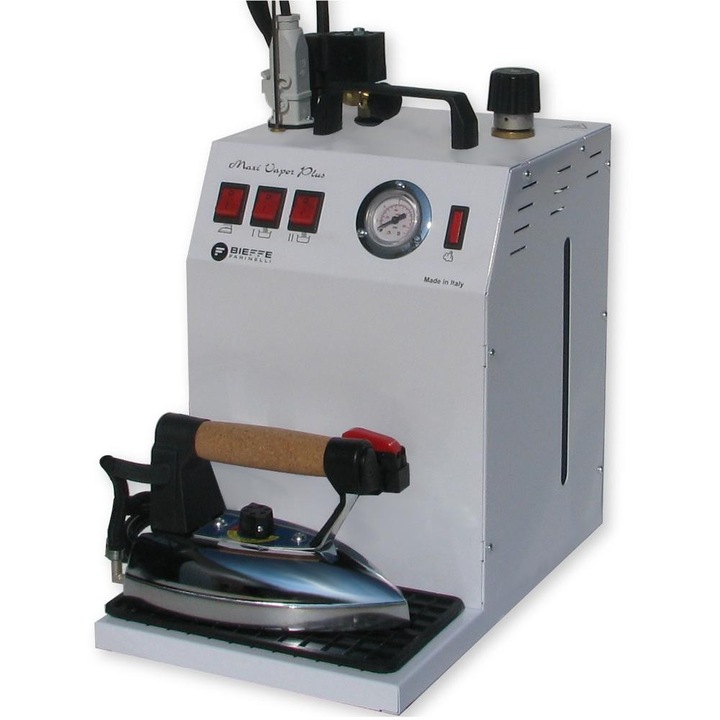 Statie de calcat Bieffe cu aburi Maxi Vapor Plus 5L, 1300W, 3bar