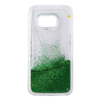 Husa de protectie Tellur pentru Samsung S7 Edge, Glitter Green