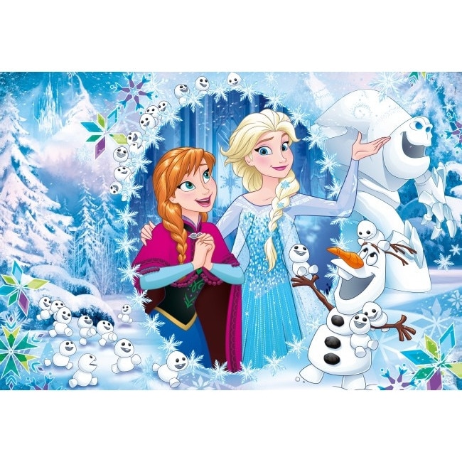 Puzzle Clementoni, Disney Frozen: Anna, Elsa, Olaf, 104 piese