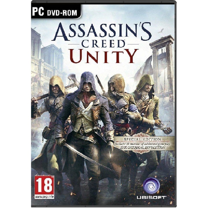 Игра UBISOFT Assassin's Creed Unity Special издание, за PC Електронна доставка